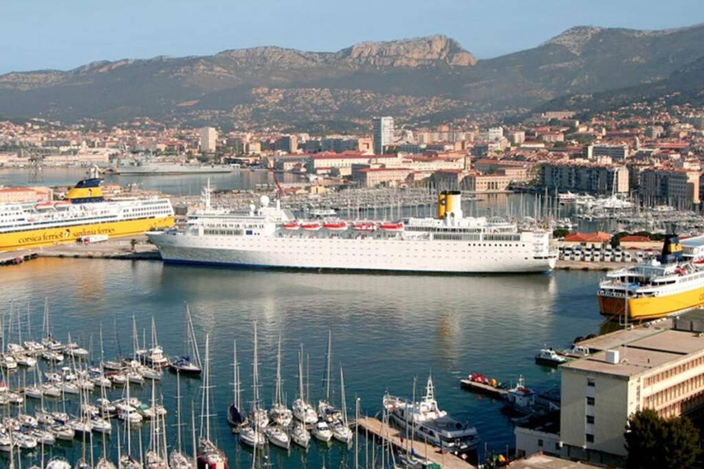 Bel Appartement T3 Mourillon A 5 Min Des Plages - Vue Mer Toulon Eksteriør billede